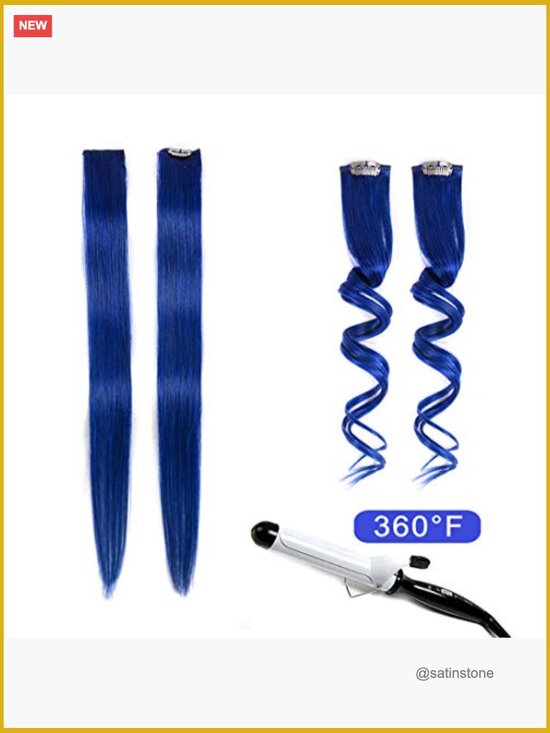 Clip-in Hair Extensions 100% Real Human Hair Straight 5 Pieces Set 18 Inch main image 5